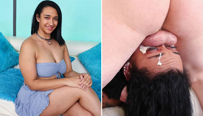 Sexy Latina Throat Fuck Extreme - Busty Latina Is Back For 58 Minutes of Tonsil Smashing Abuse!