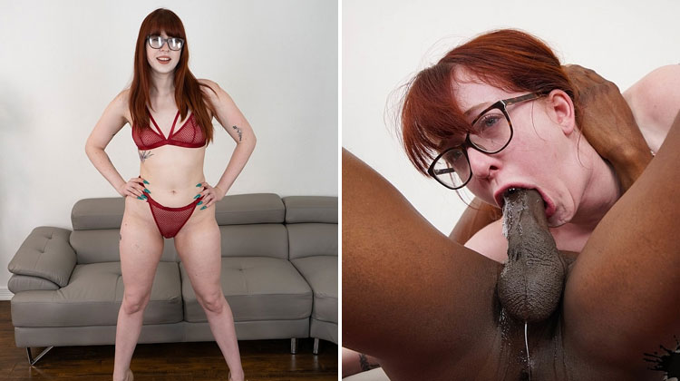 White Slut Black Cock Impaling - White Girl In Glasses Impaled With 9 Inch BBC For 60 Minutes