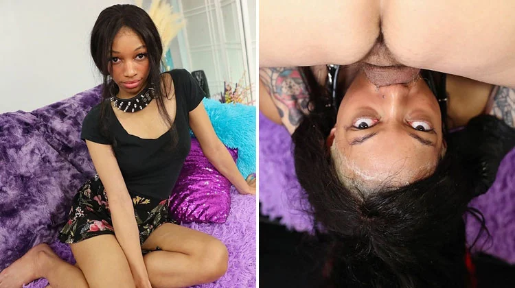 750px x 420px - Can You Fuck This Hot Petite Black Girl In Her Pretty Mouth?
